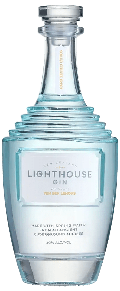 lighthouse gin bottle shot